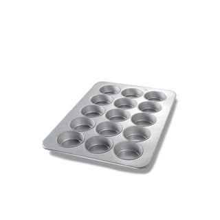 Chicago Metallic Aluminized Steel Mini Cake Pan, Large / Jumbo, Silver - 10.5 Jumbo