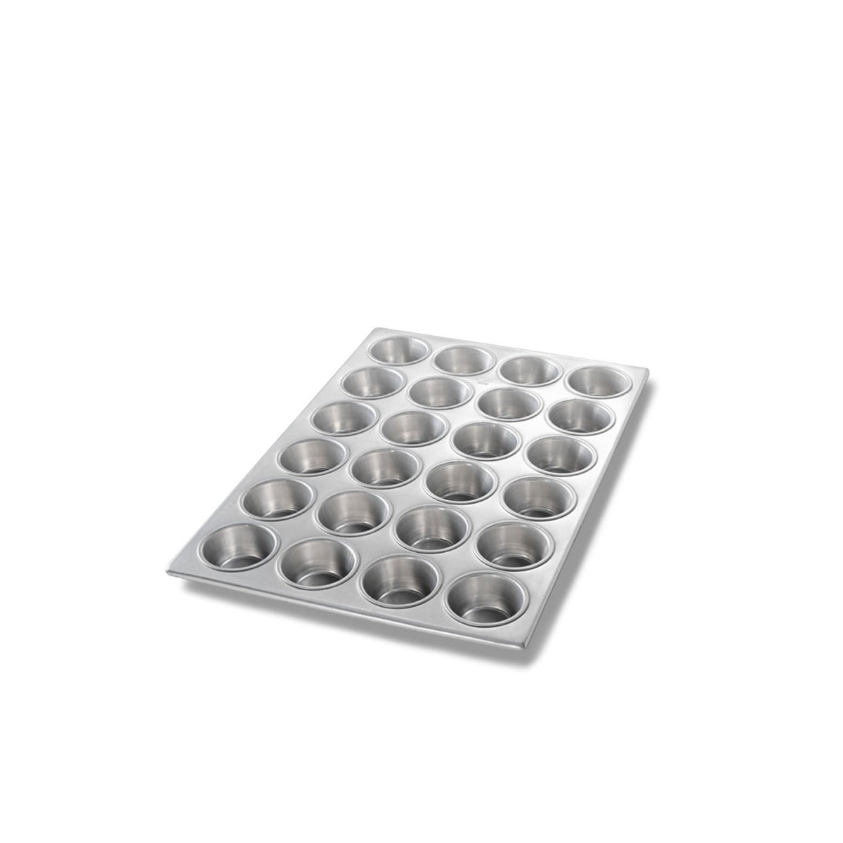 Chicago Metallic Aluminum Muffin Pan, Standard, Silver - Glazed Aluminum