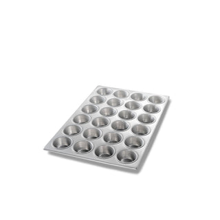 Chicago Metallic Aluminum Muffin Pan, Standard, Silver - Glazed Aluminum