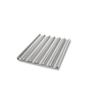 Chicago Metallic Aluminum Baguette Pan, 17 3/4" x 25 3/4", Silver - 6 2 7/16"