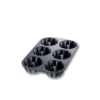 Chicago Metallic 50624 Aluminum Mini Cake Pan, 8 15/16" x 13 15/16", Black - Default Title
