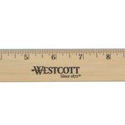 Westcott 05011 Wood Ruler, 12" Long, Beige - photo 6