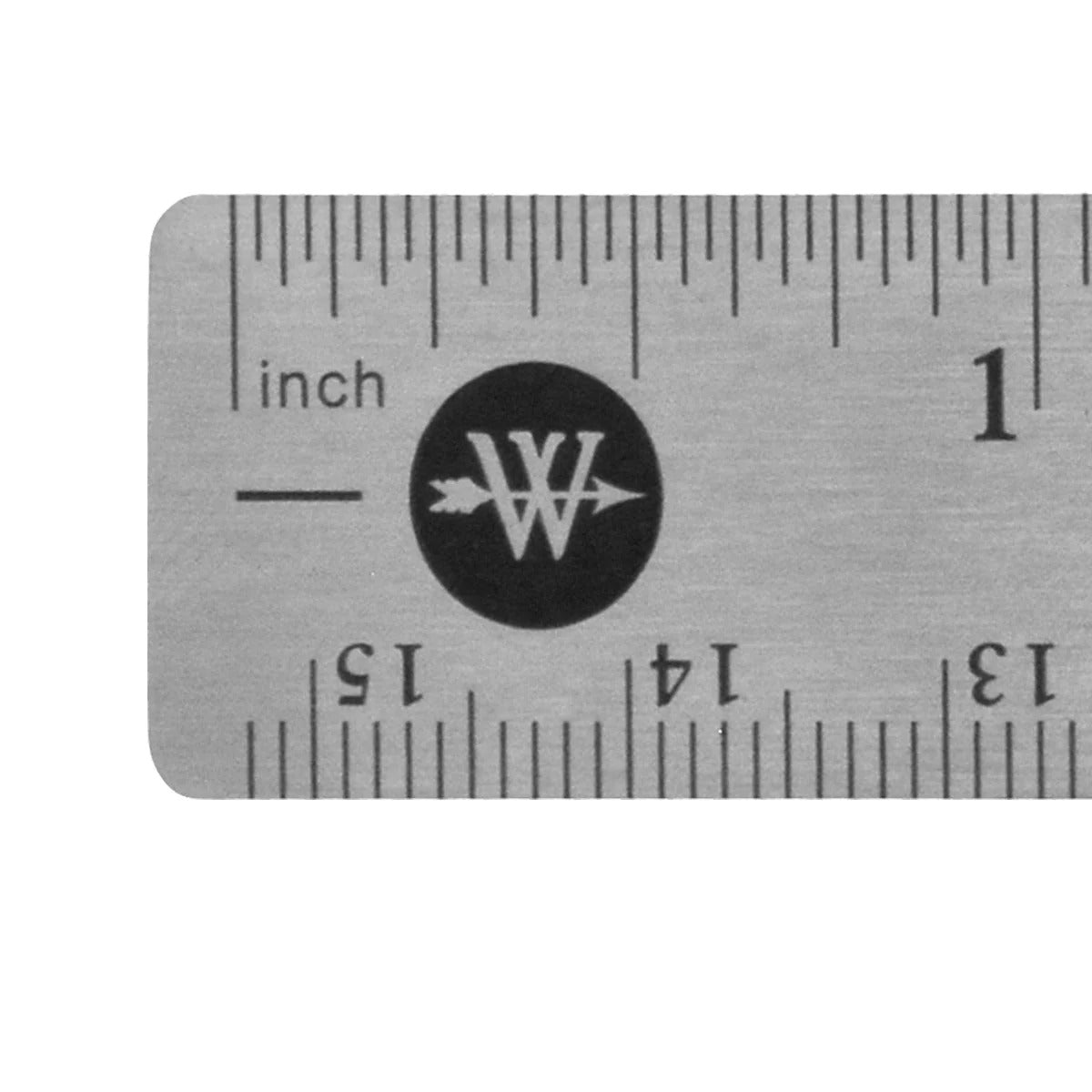 Westcott 10414 Plastic Ruler, 6" Long, Silver - photo 3