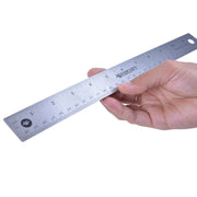Westcott 10415 Plastic Ruler, 12" Long, Silver - photo 3