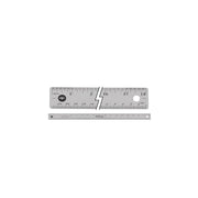 Westcott 10417 Plastic Ruler, 18" Long, Silver - photo 3