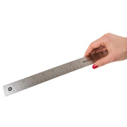 Westcott 10417 Plastic Ruler, 18" Long, Silver - photo 5