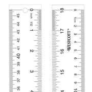 Westcott 10564 Acrylic Ruler, 18" Long, Clear - photo 4