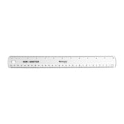 Westcott 13862 Plastic Ruler, 12" Long, Clear - photo 4