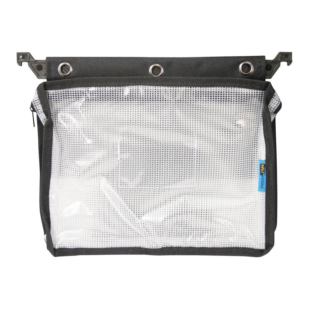 Advantus 50904 Plastic Zipper Pouch, 13" Wide, Black - photo 2