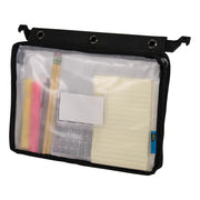 Advantus 50904 Plastic Zipper Pouch, 13" Wide, Black - photo 3