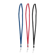 Advantus 75426 Nylon Lanyard, 36" Long, Blue, 24/Box