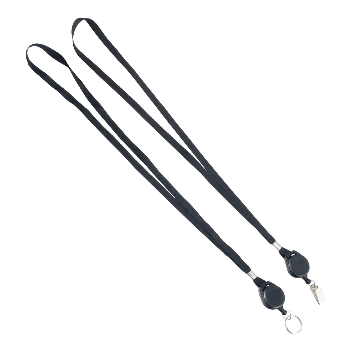 Advantus 75547 Lanyard, 36" Long, Black, 12/Pack - photo 2