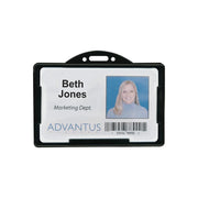 Advantus 75656 Plastic Holder, 2 1/8" x 3 3/8", Black, 25/Pack - Default Title