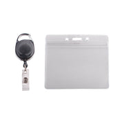 Advantus 91130 Vinyl Badge Holder, 2 5/8" x 3 3/4", Clear, 10/Pack - photo 3