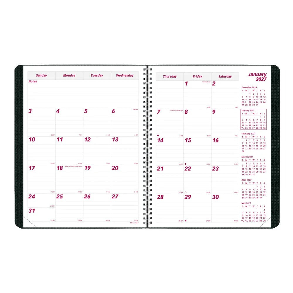 Brownline CB1262VBLK Black December, 8 1/2" x 11" - photo 3