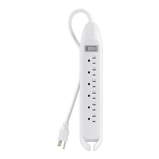 Belkin F9D16012 Surge Protector, 6 Outlets, White - Default Title