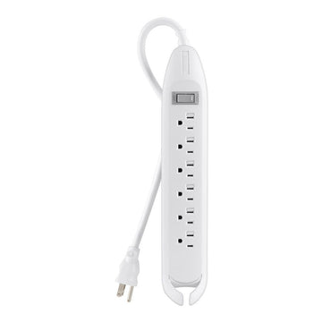 Belkin F9D16012 Surge Protector, 6 Outlets, White - Default Title