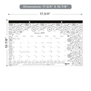 Blueline C2917001 Paper Monthly January, 10 7/8" x 17 3/4", White - photo 2