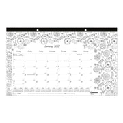 Blueline C2917001 Paper Monthly January, 10 7/8" x 17 3/4", White - Default Title