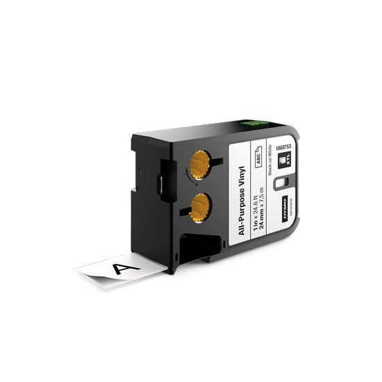 DYMO Label Tape, Black - 23'