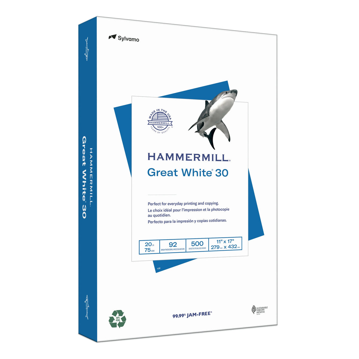 Hammermill 86700 Copy Paper, 8 1/2" x 11", White - photo 2