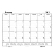 House of Doolittle HOD124 Paper Monthly January, 17" x 22", White - Default Title