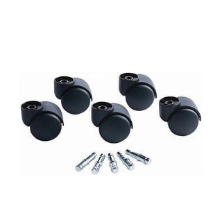 Master Caster 23618 Caster, 120 lb. Capacity, Black, 5/Set - Default Title