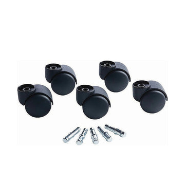 Master Caster 23618 Caster, 120 lb. Capacity, Black, 5/Set - Default Title