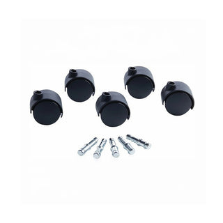 Master Caster 23622 Caster, 110 lb. Capacity, Black, 5/Set - Default Title