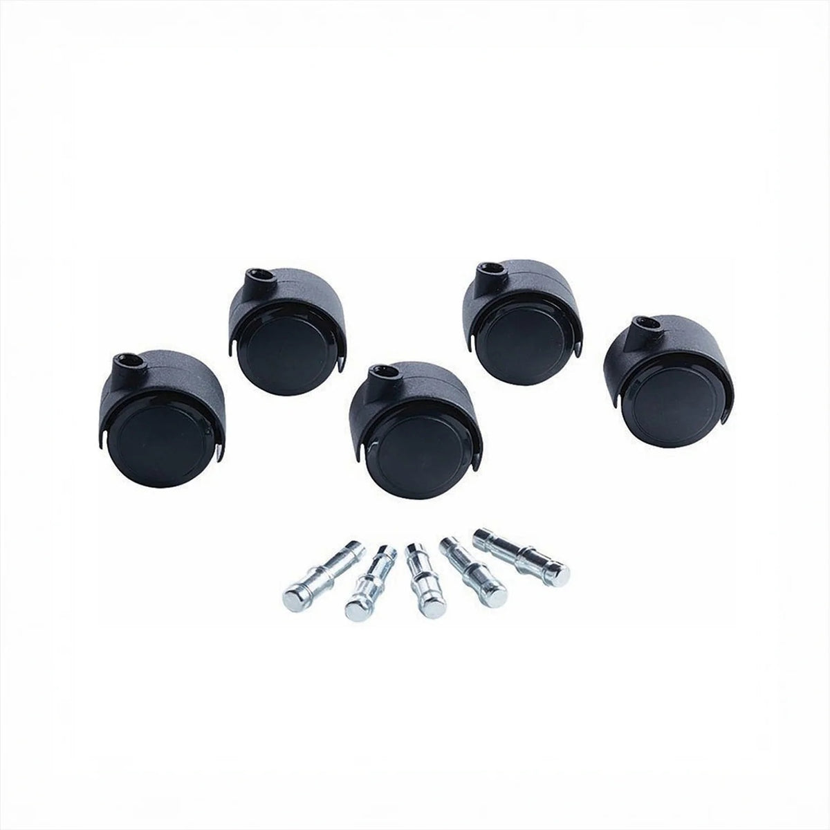 Master Caster 23624 Caster, 110 lb. Capacity, Black, 5/Set - Default Title
