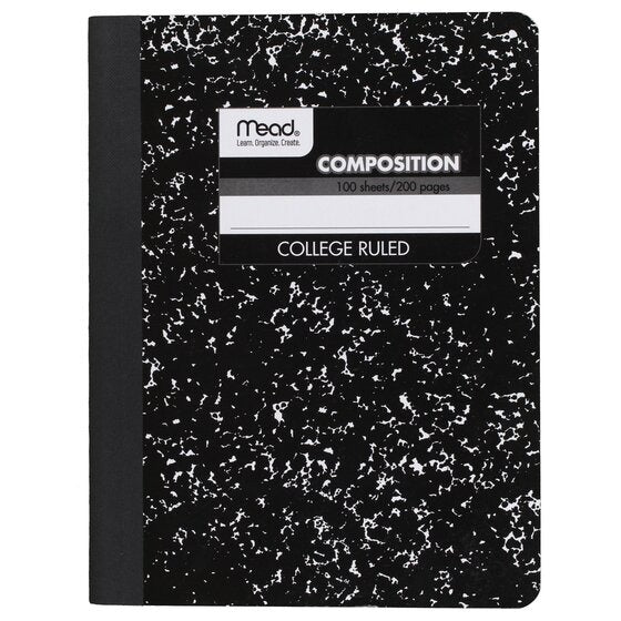Mead 09932 Composition Book, 7 1/2" x 9 3/4" - Default Title