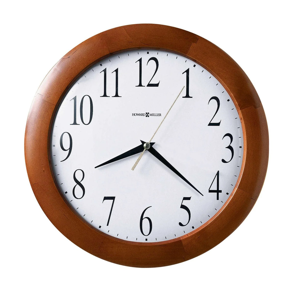 Howard Miller 625214 Wood Wall Clock, 12 3/4" Diameter, White - Default Title