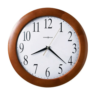 Howard Miller 625214 Wood Wall Clock, 12 3/4" Diameter, White - Default Title
