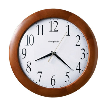 Howard Miller 625214 Wood Wall Clock, 12 3/4" Diameter, White - Default Title