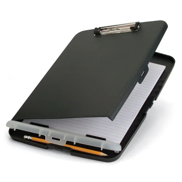 Officemate OIC83308 Plastic Storage Clipboard, 1/2", Black - photo 3