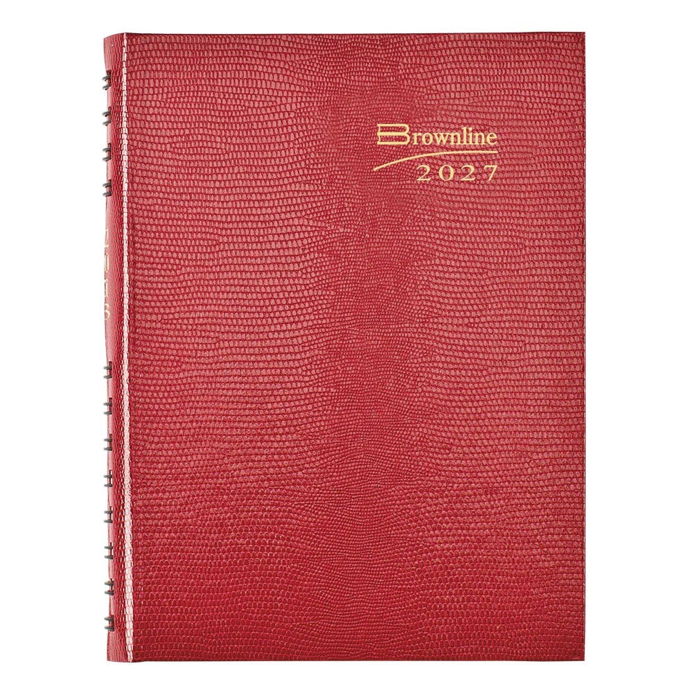 Brownline REDCB389CRED Planner, 7 3/4" x 8 1/4" - photo 2