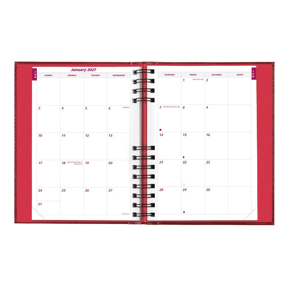 Brownline REDCB389CRED Planner, 7 3/4" x 8 1/4" - photo 5