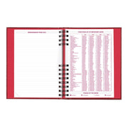 Brownline REDCB389CRED Planner, 7 3/4" x 8 1/4" - photo 6