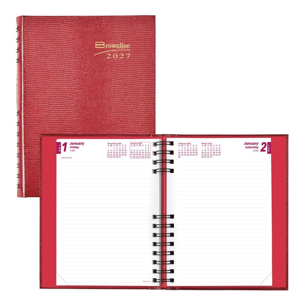 Brownline REDCB389CRED Planner, 7 3/4" x 8 1/4" - Default Title