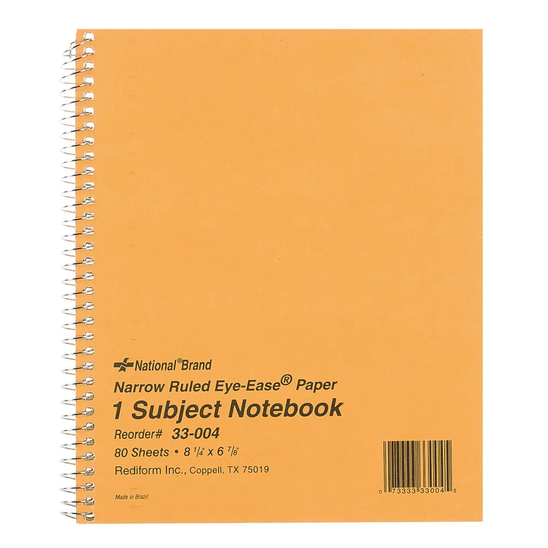 National 33004 1 Subject Notebook, 6 7/8" x 8 1/4" - photo 3