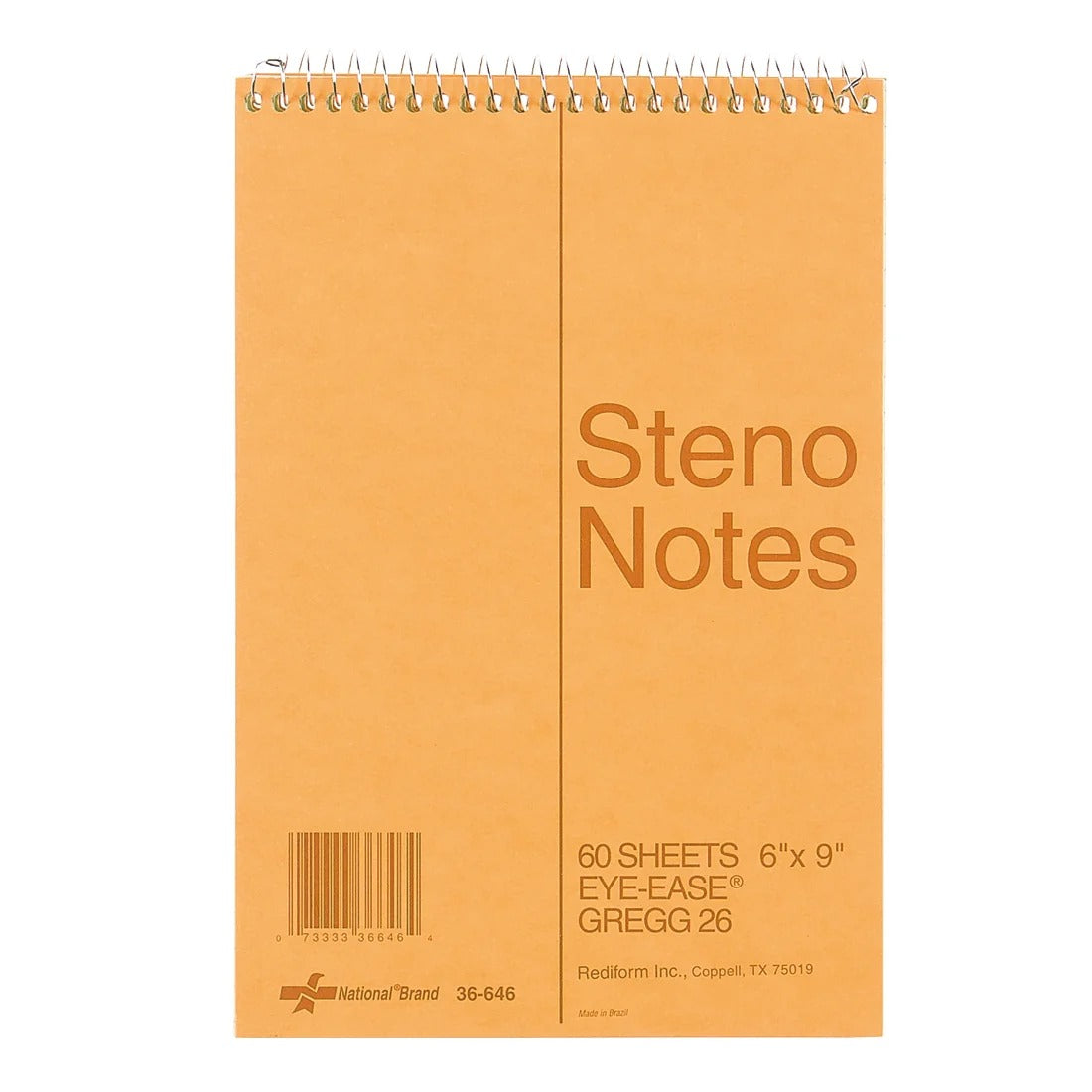National 36646 Steno Book, 6" x 9", Green - photo 3
