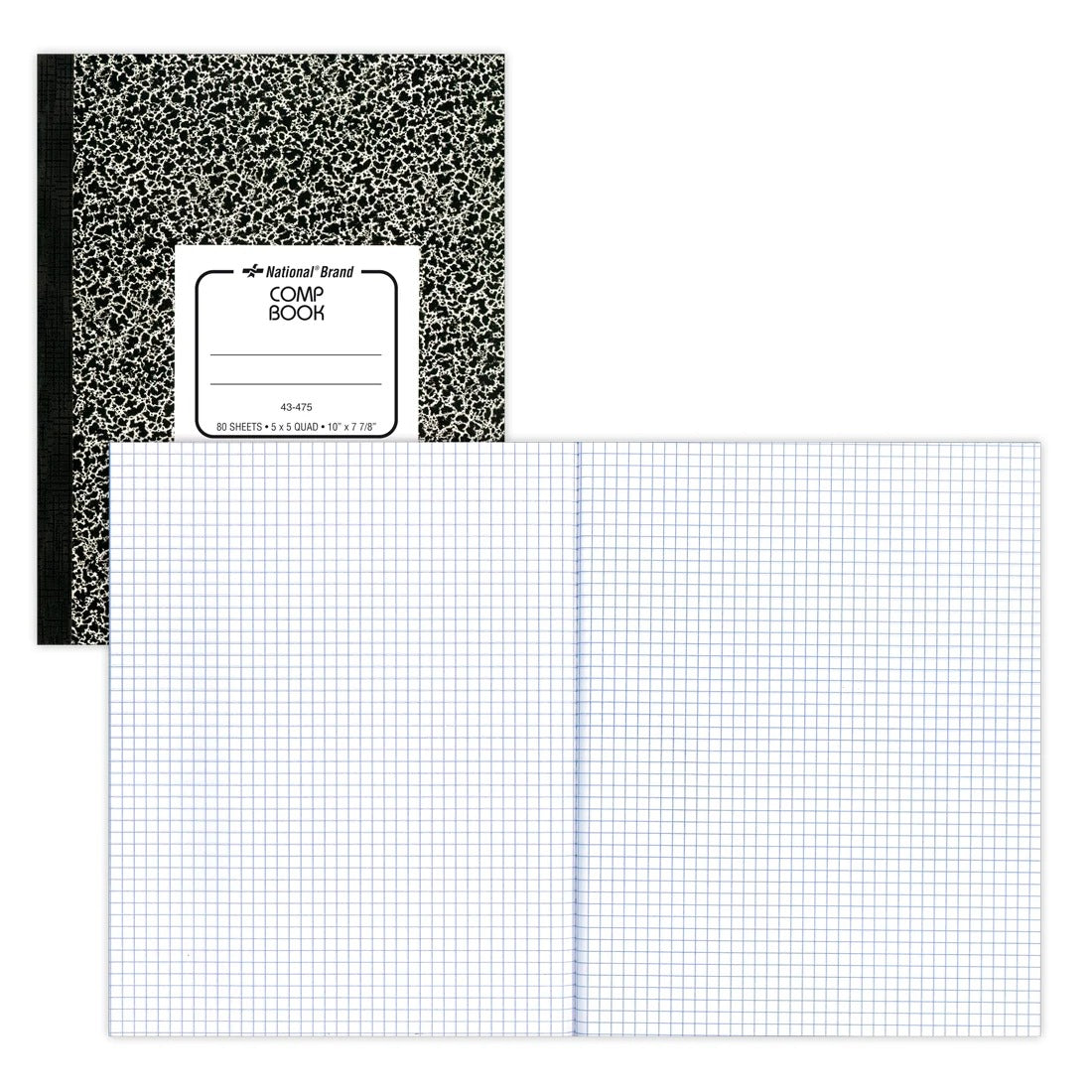 National 43475 Composition Book, 7 7/8" x 10" - Default Title