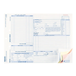 Rediform 4P489 Paper Auto Repair Form, 8 1/2" x 11", 50/Pack - Default Title