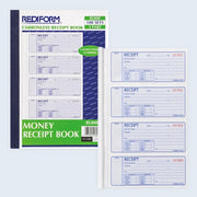 Rediform 8L808 Paper Receipt Book, 7" x 11" - photo 2