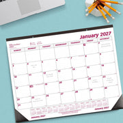 Brownline C1731 Paper Monthly January, 17" x 22", Burgundy - photo 4