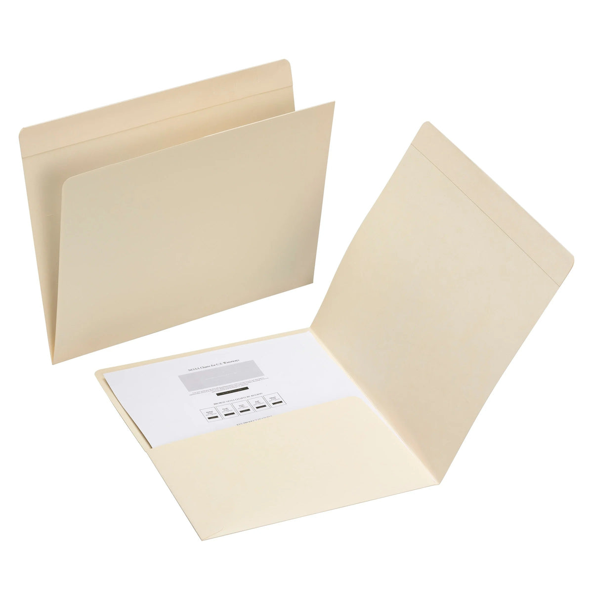Smead 10315 Paper File Folder, Letter, Manila, 50/Box - photo 5