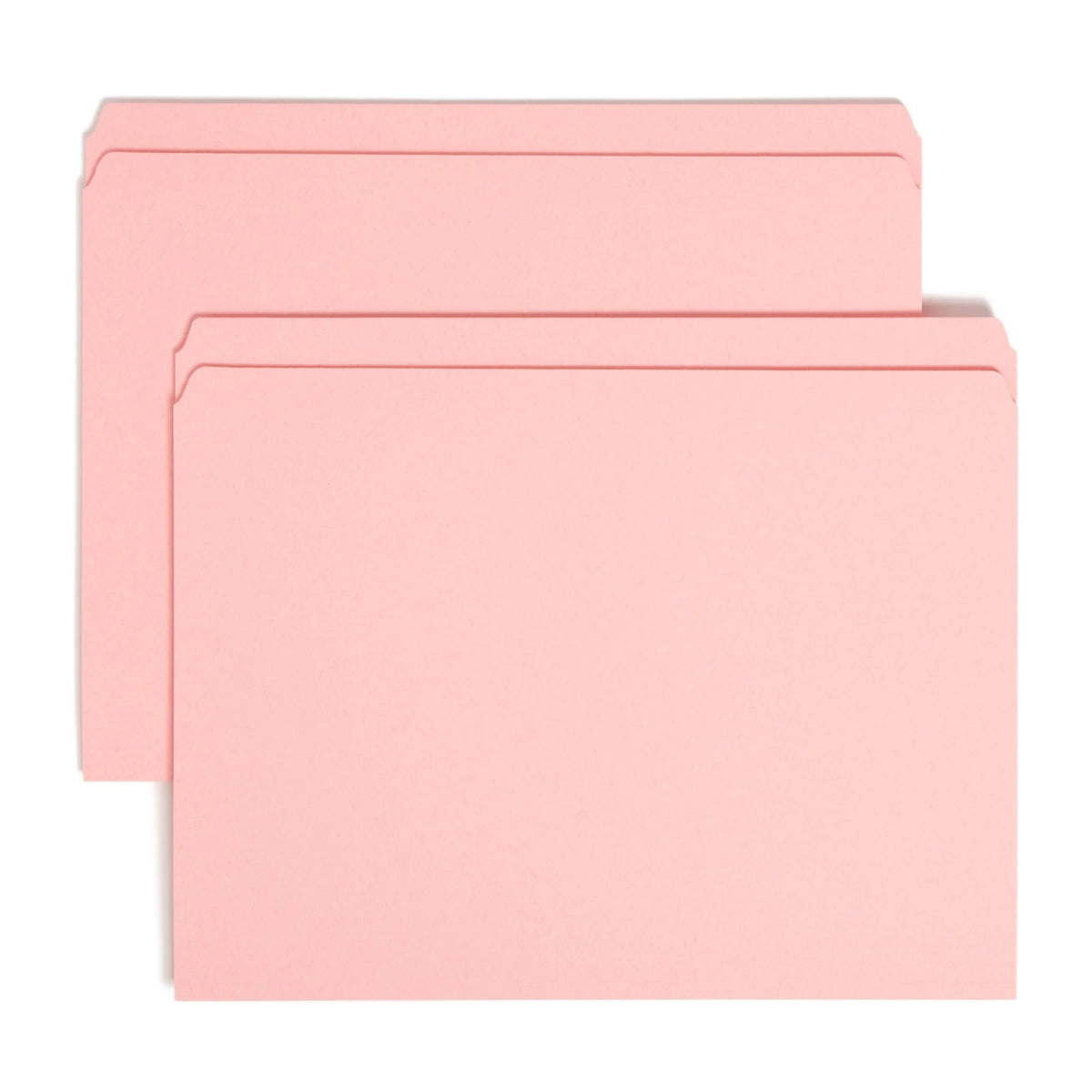 Smead 12610 File Folder, Letter, Pink, 100/Box - Default Title