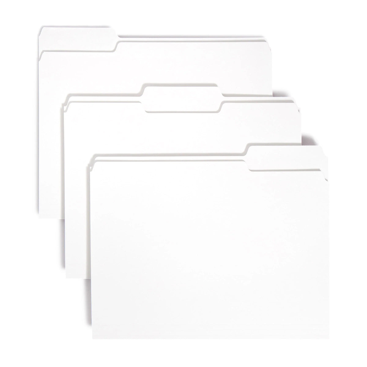Smead 12843 File Folder, Letter, White, 100/Box - Default Title