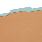 Smead 13723 Pressboard Classification Folder, Letter, Green, 10/Box - photo 2