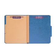 Smead 14079 Pressboard Classification Folder, Letter, Red, 10/Box - photo 4